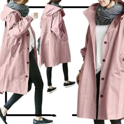Elena™ | Trench Coat with Hood