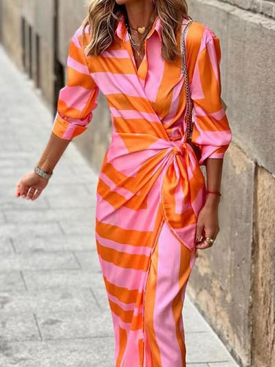 Amira™ | Wrap Print Dress