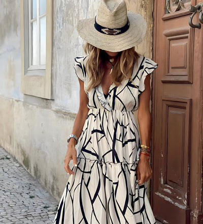 Maddie™ | Elegant Printed Dress