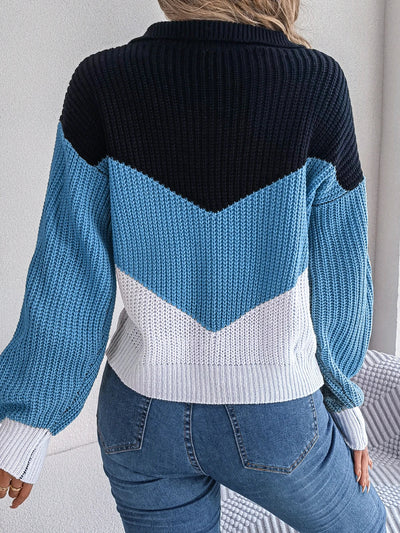 Emilia™ | Comfortable Patchwork Knit Sweater for Women