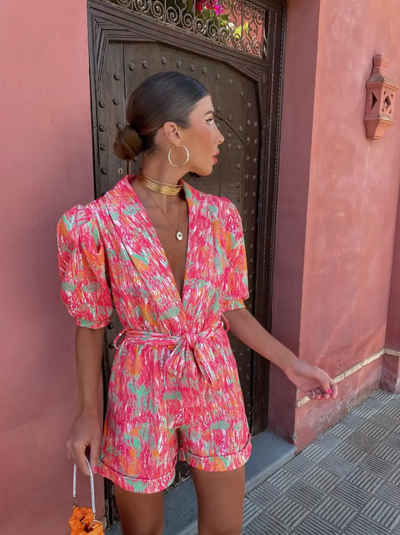 Clarissa™ | Trendy V-Neck Jumpsuit