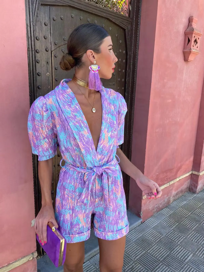 Clarissa™ | Trendy V-Neck Jumpsuit
