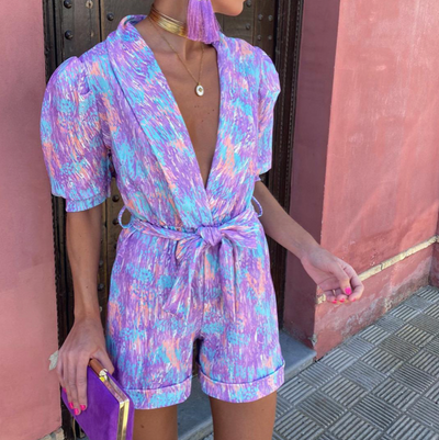 Clarissa™ | Trendy V-Neck Jumpsuit