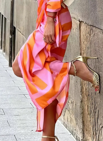 Amira™ | Wrap Print Dress