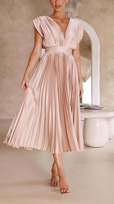 Maria™ | Elegant Pleated Dress