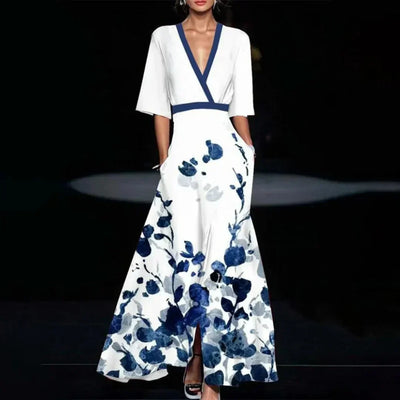Jamie™ | Elegant Maxi Dress with Floral Pattern