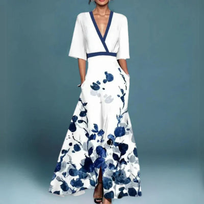 Jamie™ | Elegant Maxi Dress with Floral Pattern