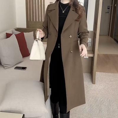 Nadine™ | Wool Trench Coat