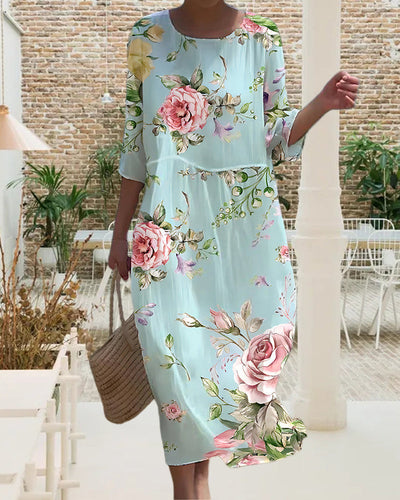 Ruth™ | Dress with Floral Pattern