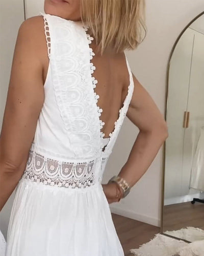 Clover™ | WHITE LACE DRESS