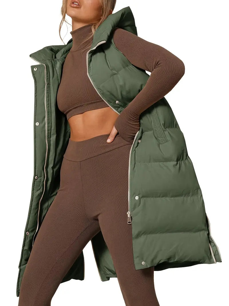 Avalon™ | Longline Vest with Hood
