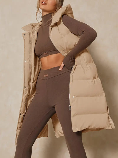 Avalon™ | Longline Vest with Hood