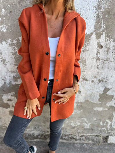 Lisabeth™ | Casual Single-Breasted Blazer with Hood