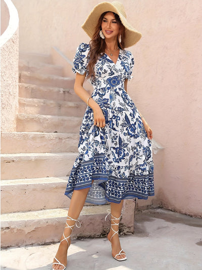 Avalee™ | Floral Print A-Line Dress