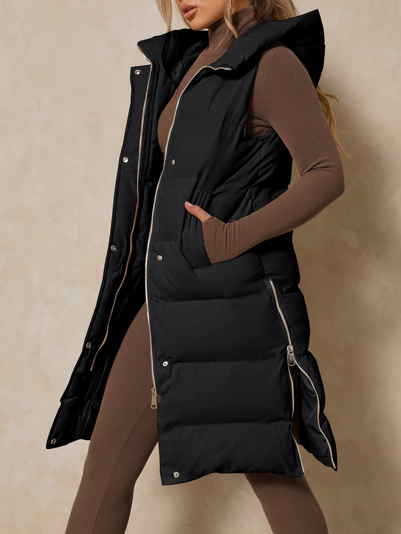 Avalon™ | Longline Vest with Hood