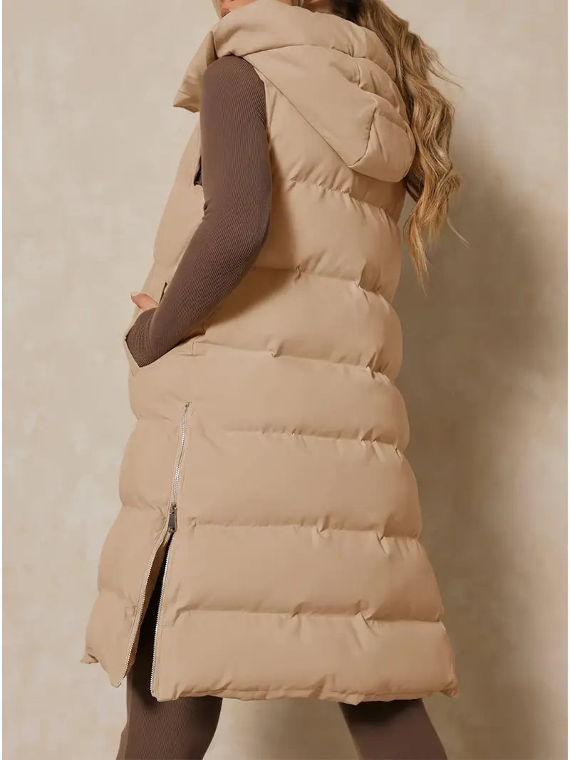 Avalon™ | Longline Vest with Hood