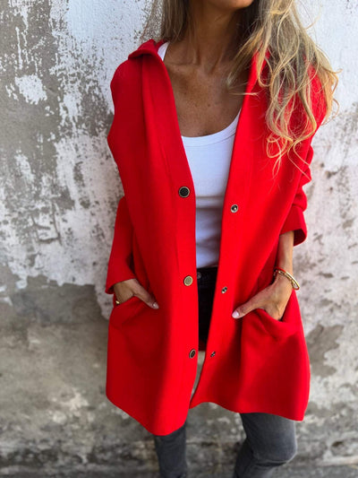 Lisabeth™ | Casual Single-Breasted Blazer with Hood