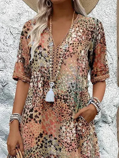 Margot™ | Vibrant Mid Length Dress