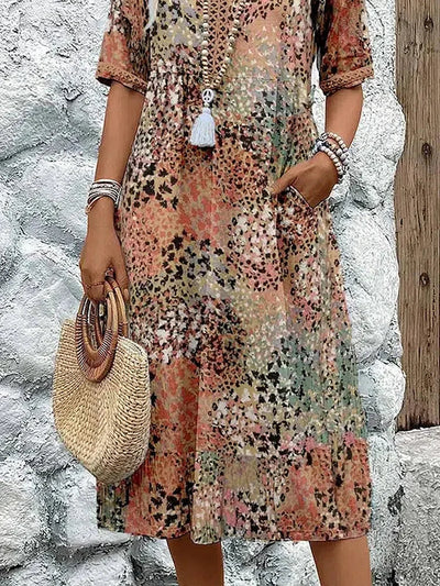 Margot™ | Vibrant Mid Length Dress