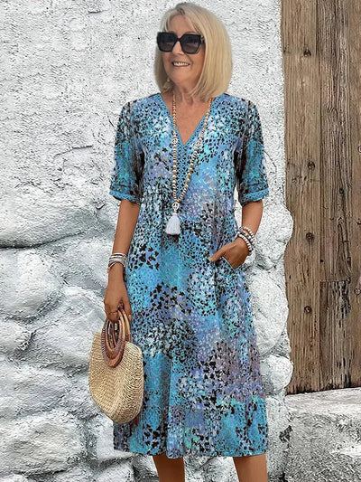 Margot™ | Vibrant Mid Length Dress