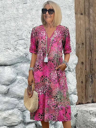 Margot™ | Vibrant Mid Length Dress