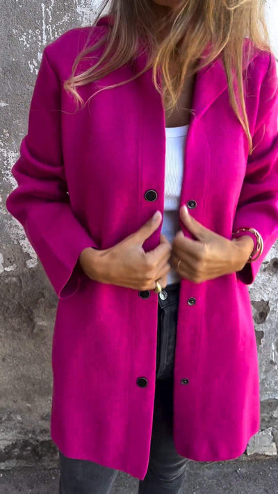 Lisabeth™ | Casual Single-Breasted Blazer with Hood