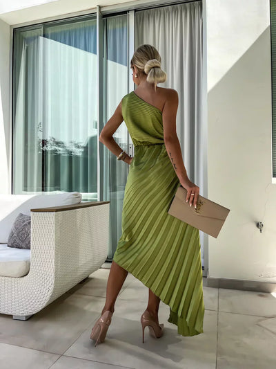 Lizbeth - Dress with Flower Shoulders