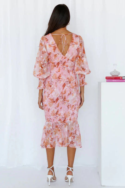 Miley - Dress with Floral Pattern