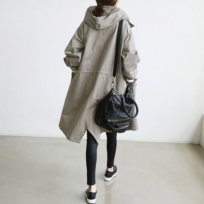 Elena™ | Trench Coat with Hood