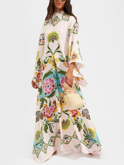 Eileen™ | Floral Long Sleeve Maxi Dress