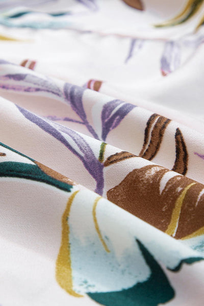 Lana™ | Tropical Dress with Leaf Print