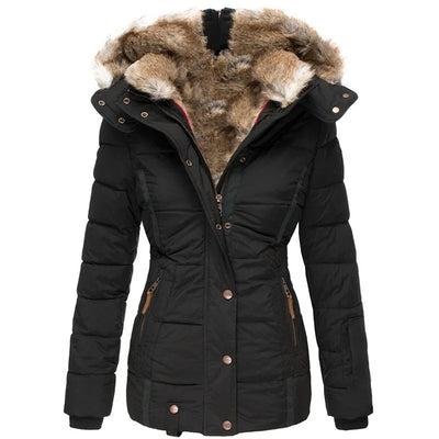 Auroa™ | Winter Coat with Faux Fur Lining