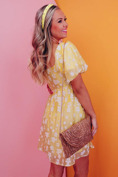 Lotte™ | Boho Mini Dress with Puff Sleeves