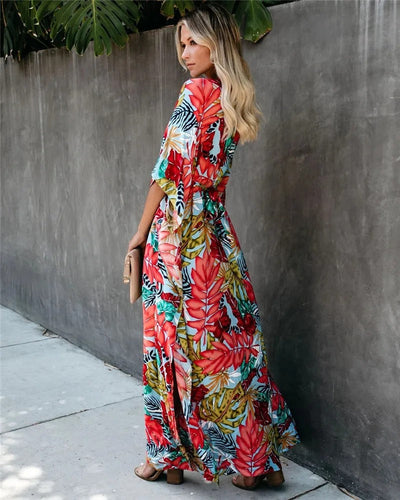 Christine™ | Summer Loose Kimono Maxi Dress