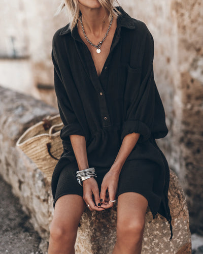 Quinn™ | Classic Shirt Dress