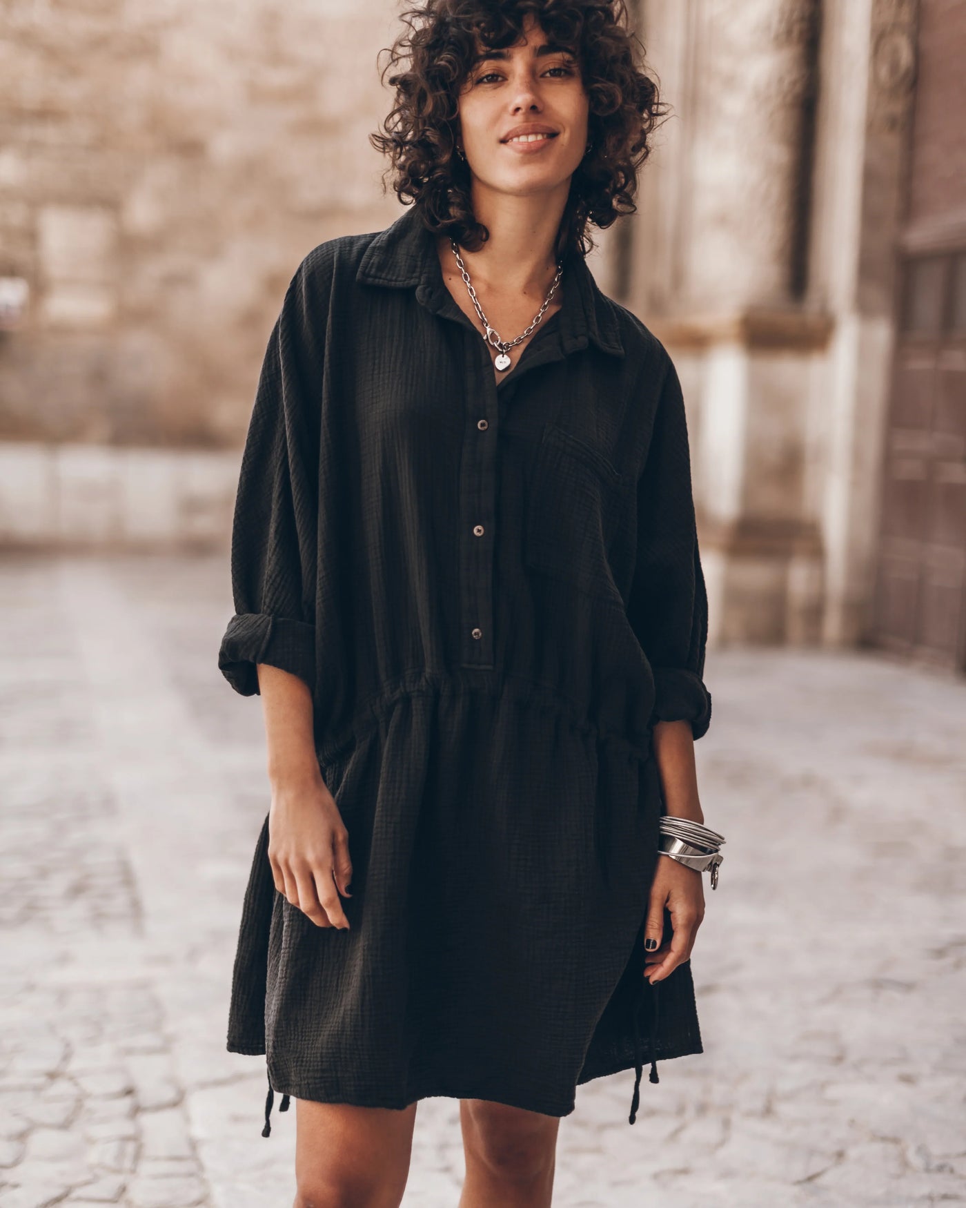 Quinn™ | Classic Shirt Dress