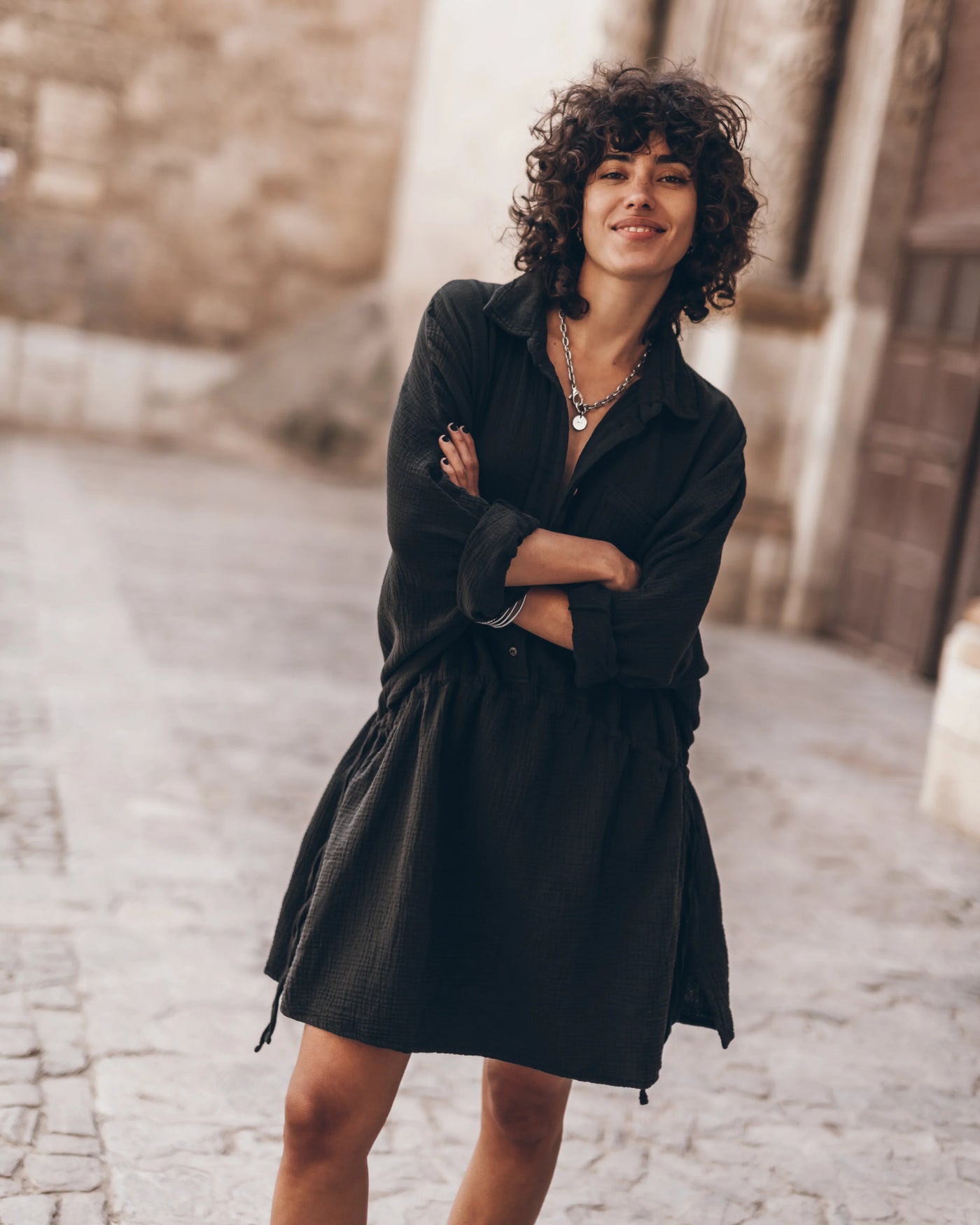Quinn™ | Classic Shirt Dress