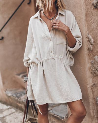 Quinn™ | Classic Shirt Dress