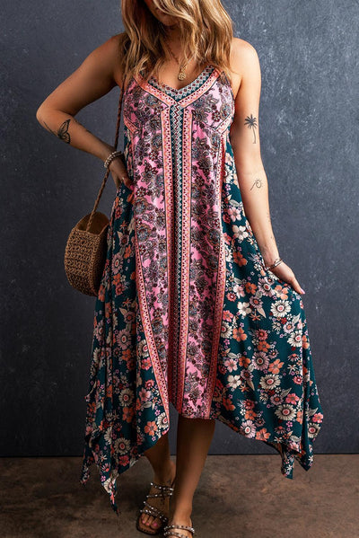 Mila™ | Bohemian Dress with Patchwork Print