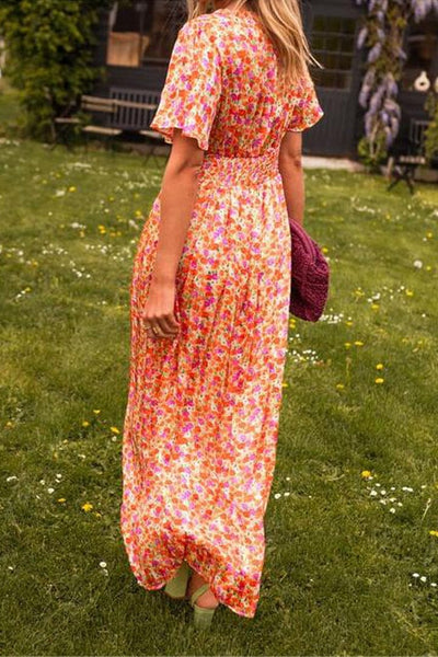 Sandra™ | Elegant Maxi Dress with V-Neck