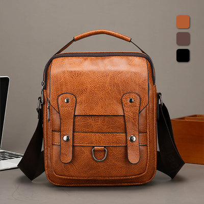 Jeep™ | Leather Crossbody Bag for Men with Wallet