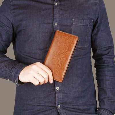 Jeep™ | Leather Crossbody Bag for Men with Wallet