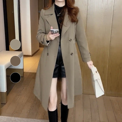 Nadine™ | Wool Trench Coat