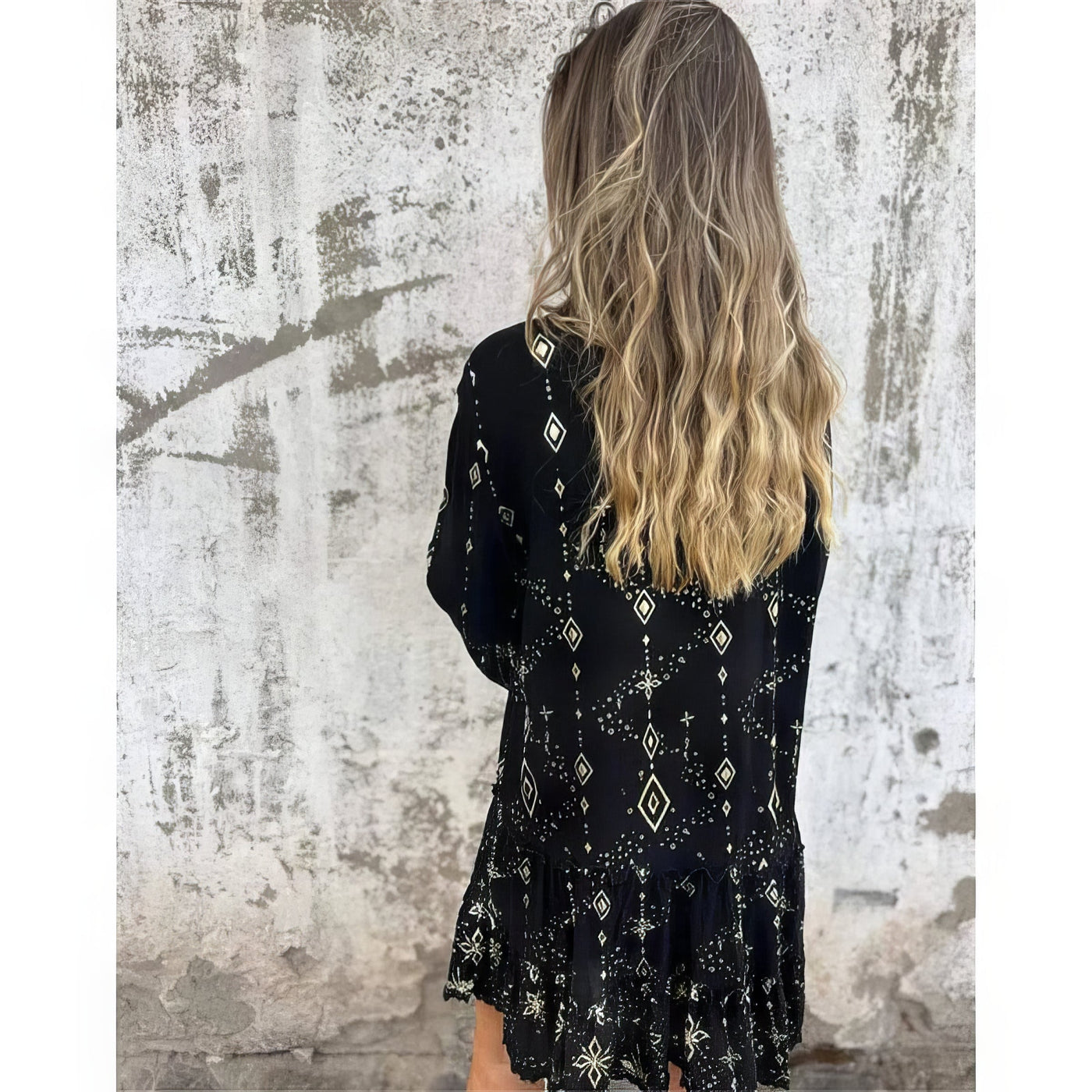 Mara ™ | Trendy Long Sleeve Mini Dress